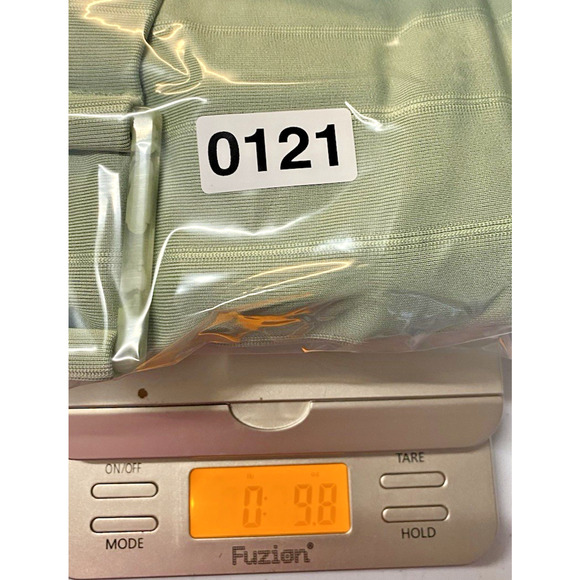 H&M Swimsuit Bathing Suit US Size L Green Padded Belted Vintage Inspired NEW - Picture 14 of 14